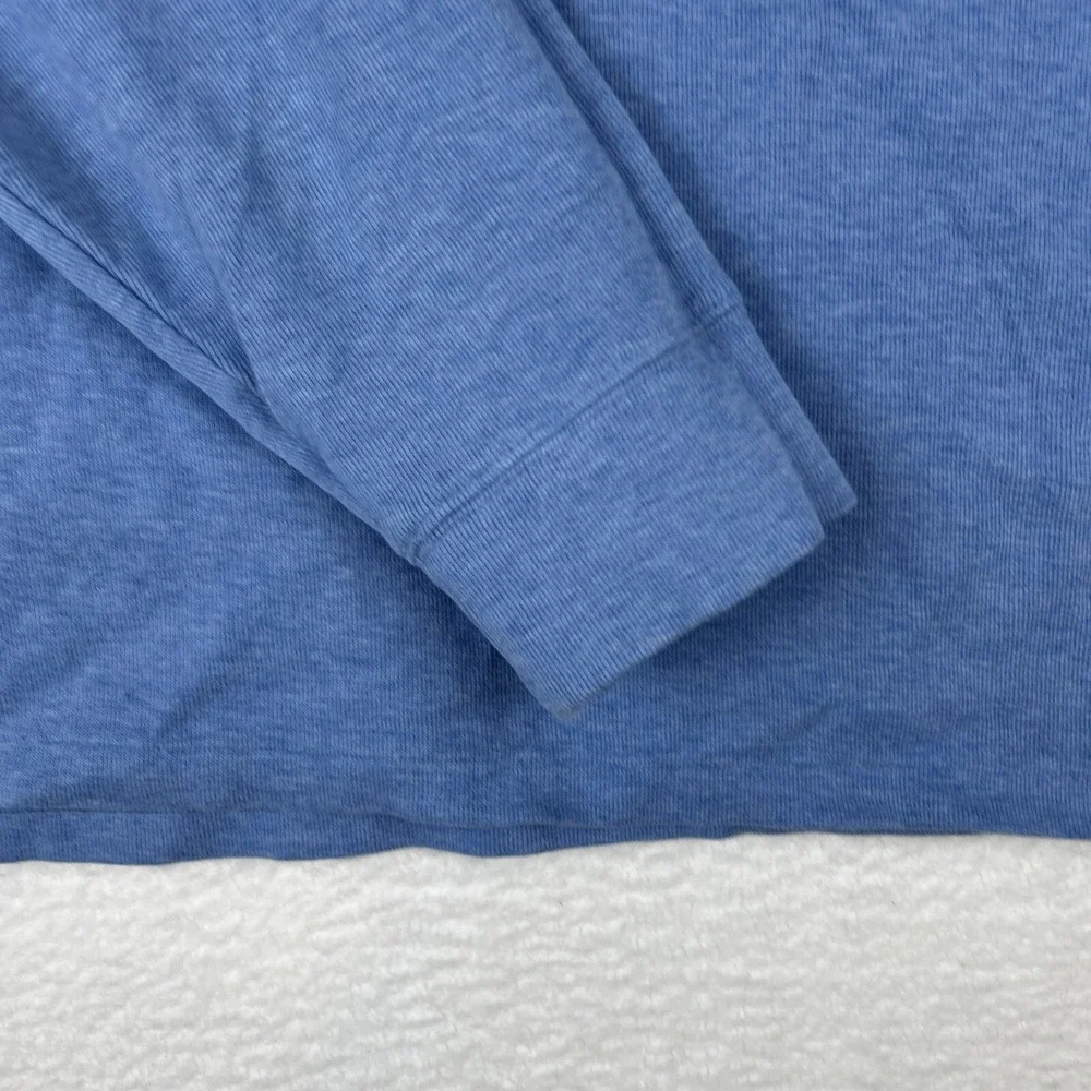 Polo Ralph Lauren Estate Rib 1/4‎ Zip Pullover Sweater Blue Men's Size XL